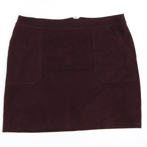 Dorothy Perkins Womens Red   Mini Skirt Size 10