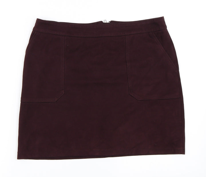Dorothy Perkins Womens Red Mini Skirt Size 10
