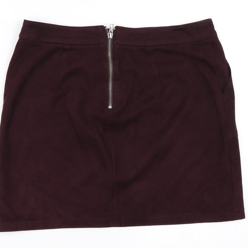 Dorothy Perkins Womens Red   Mini Skirt Size 10