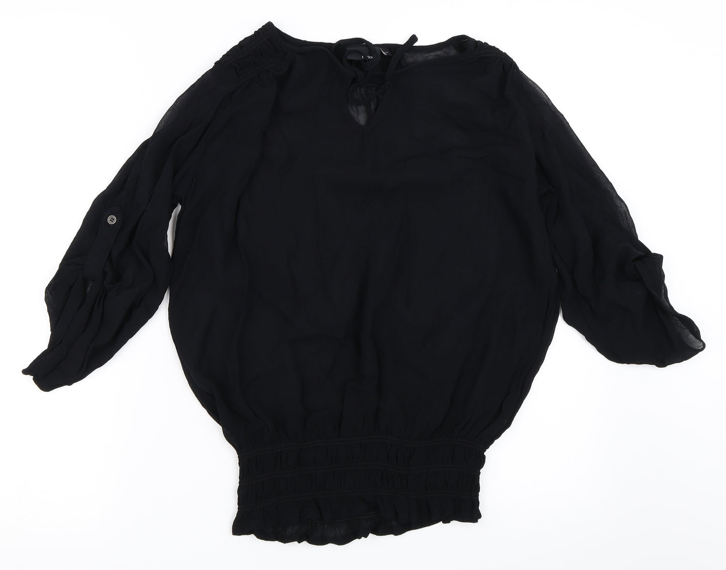 NEXT Womens Black   Basic Blouse Size 14