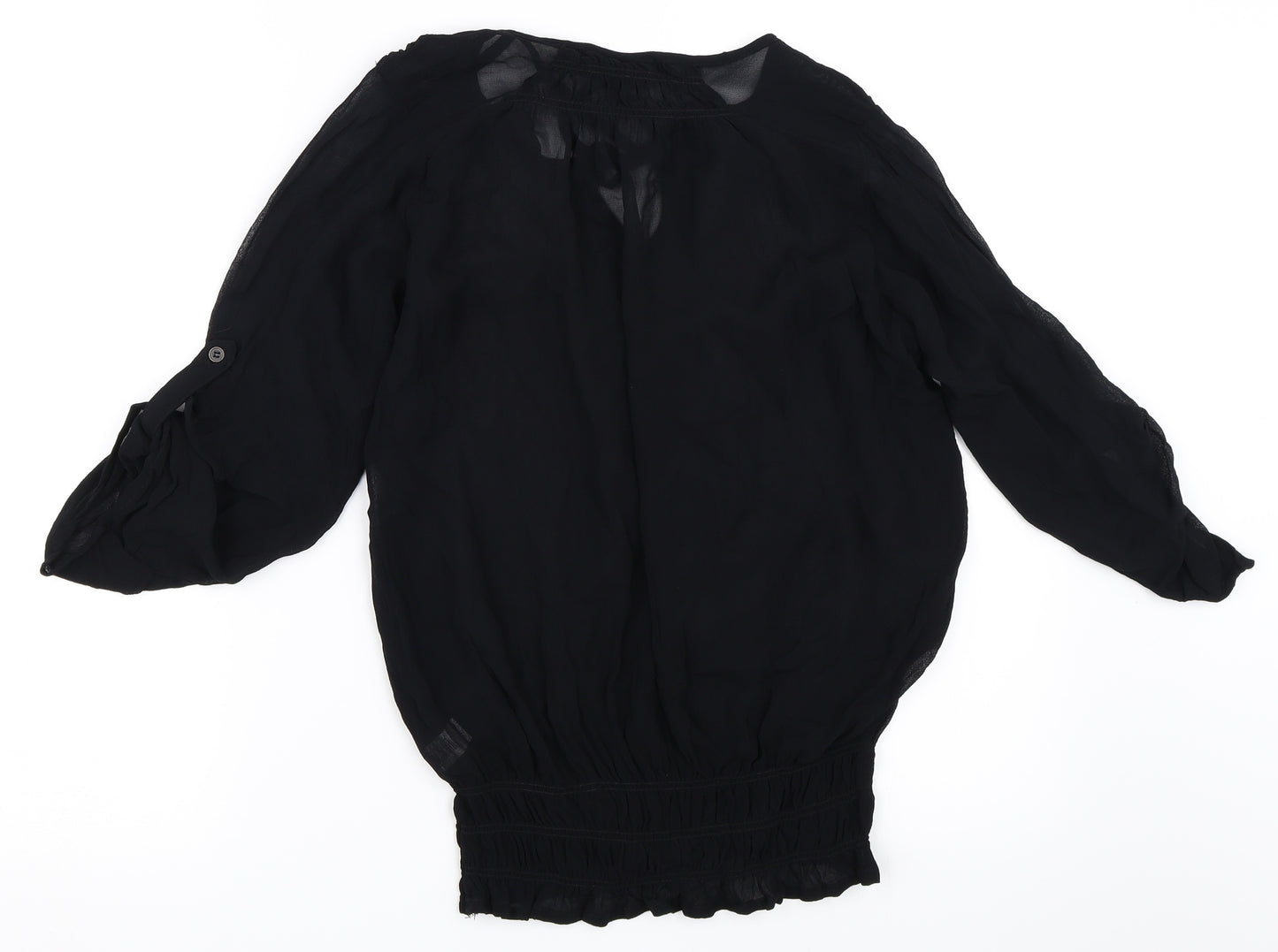 NEXT Womens Black   Basic Blouse Size 14