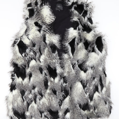 NEXT Womens Grey   Gilet Coat Size 20  - Faux fur gilet