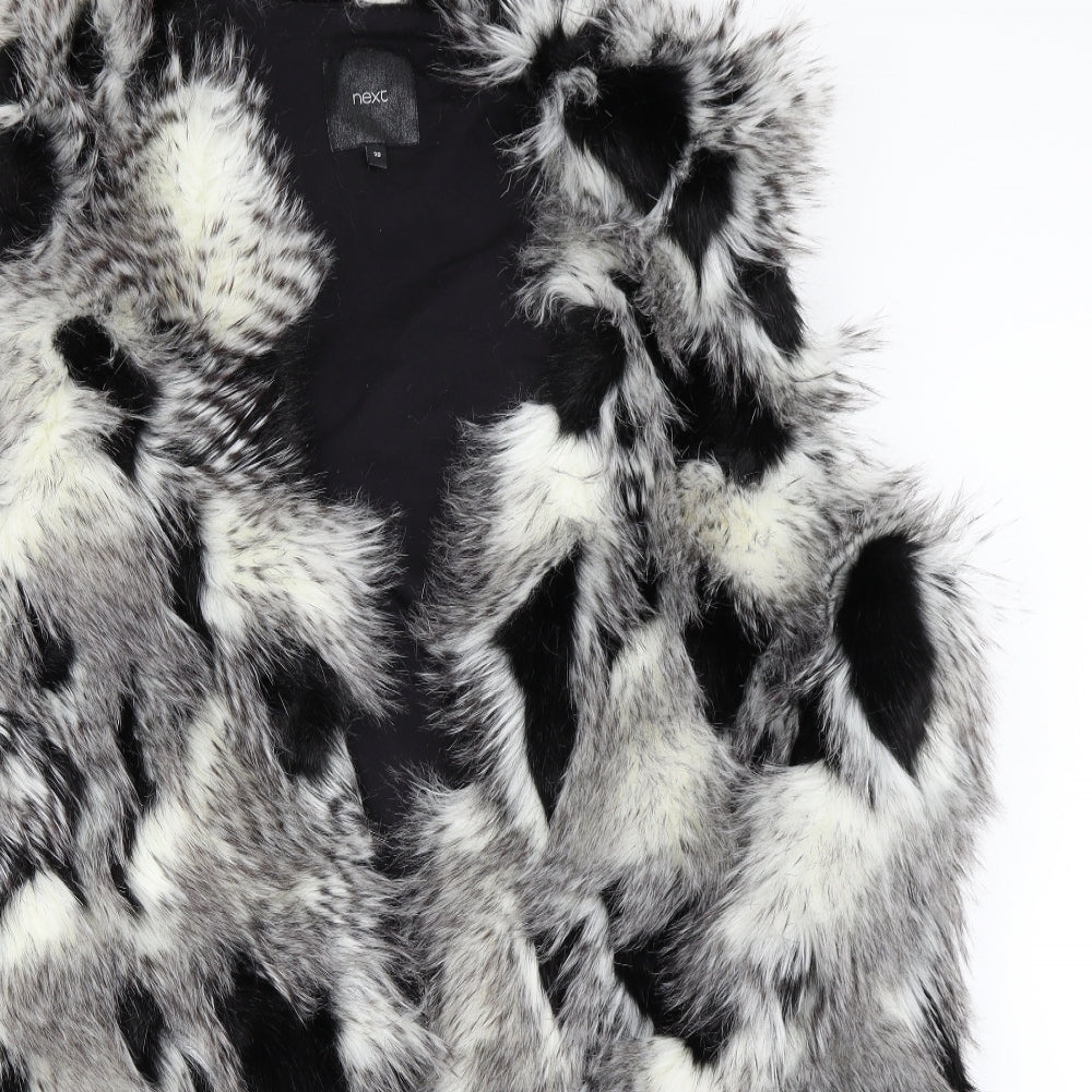 NEXT Womens Grey   Gilet Coat Size 20  - Faux fur gilet