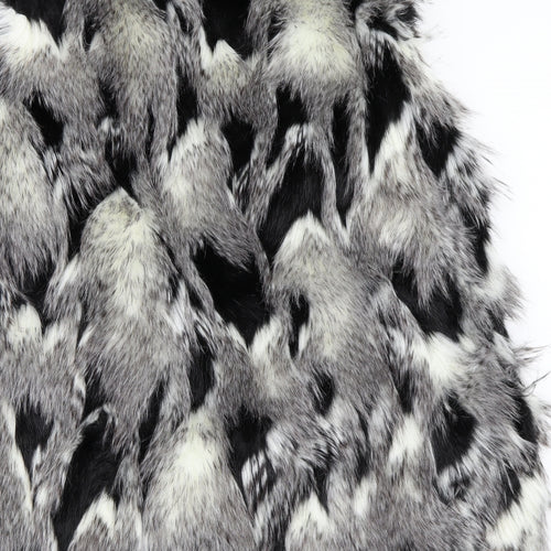 NEXT Womens Grey   Gilet Coat Size 20  - Faux fur gilet