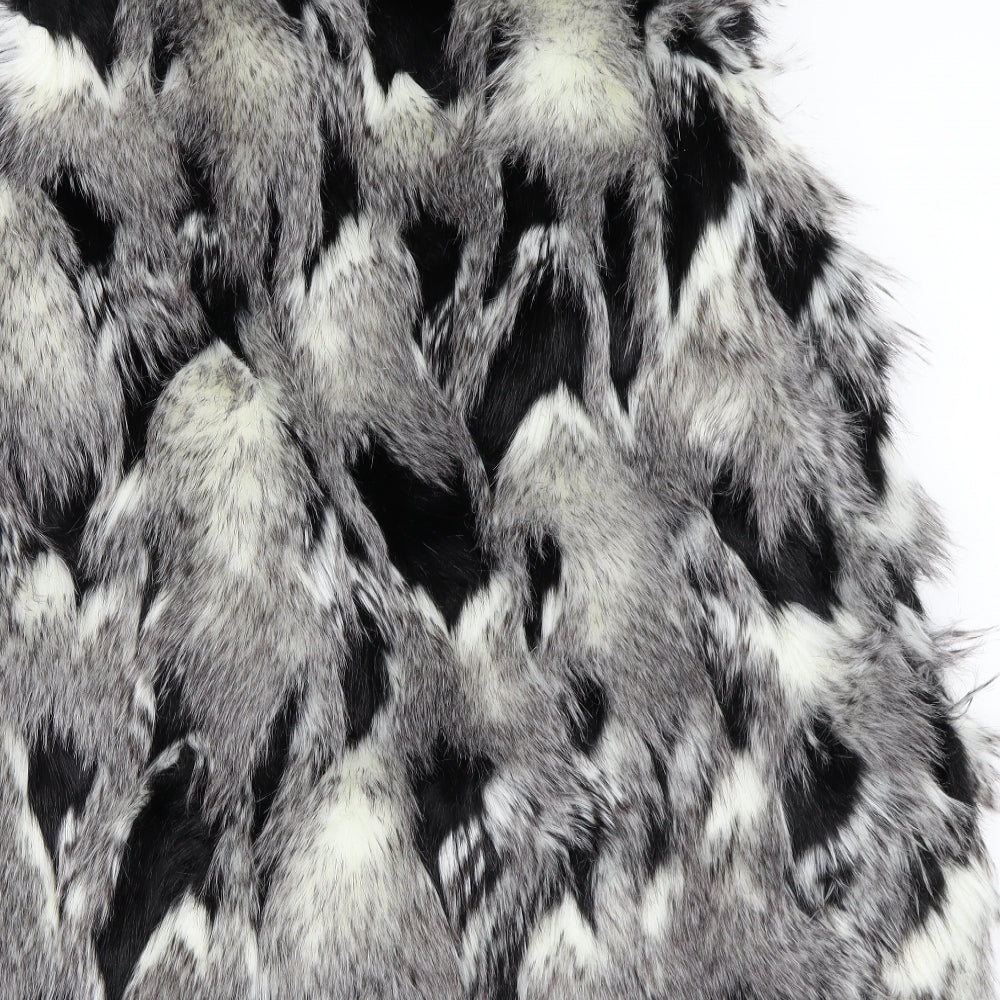 NEXT Womens Grey   Gilet Coat Size 20  - Faux fur gilet
