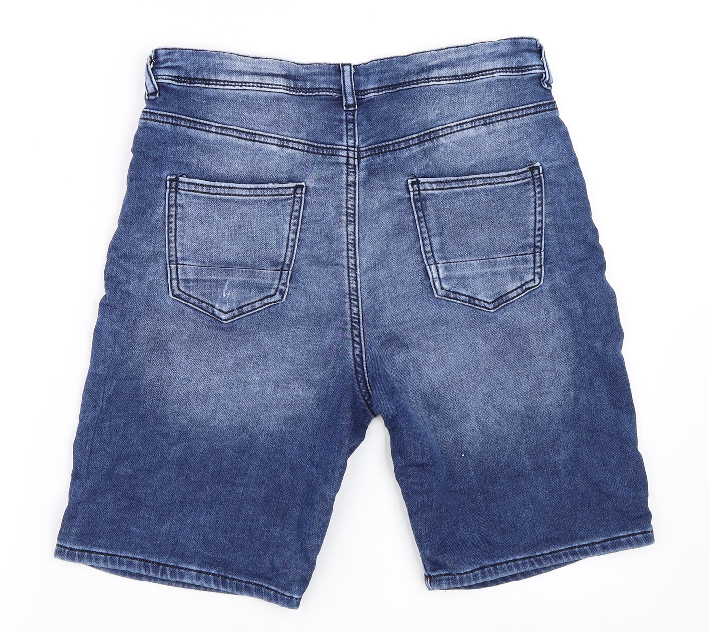 Primark Boys Blue  Denim Bermuda Shorts Size 12-13 Years