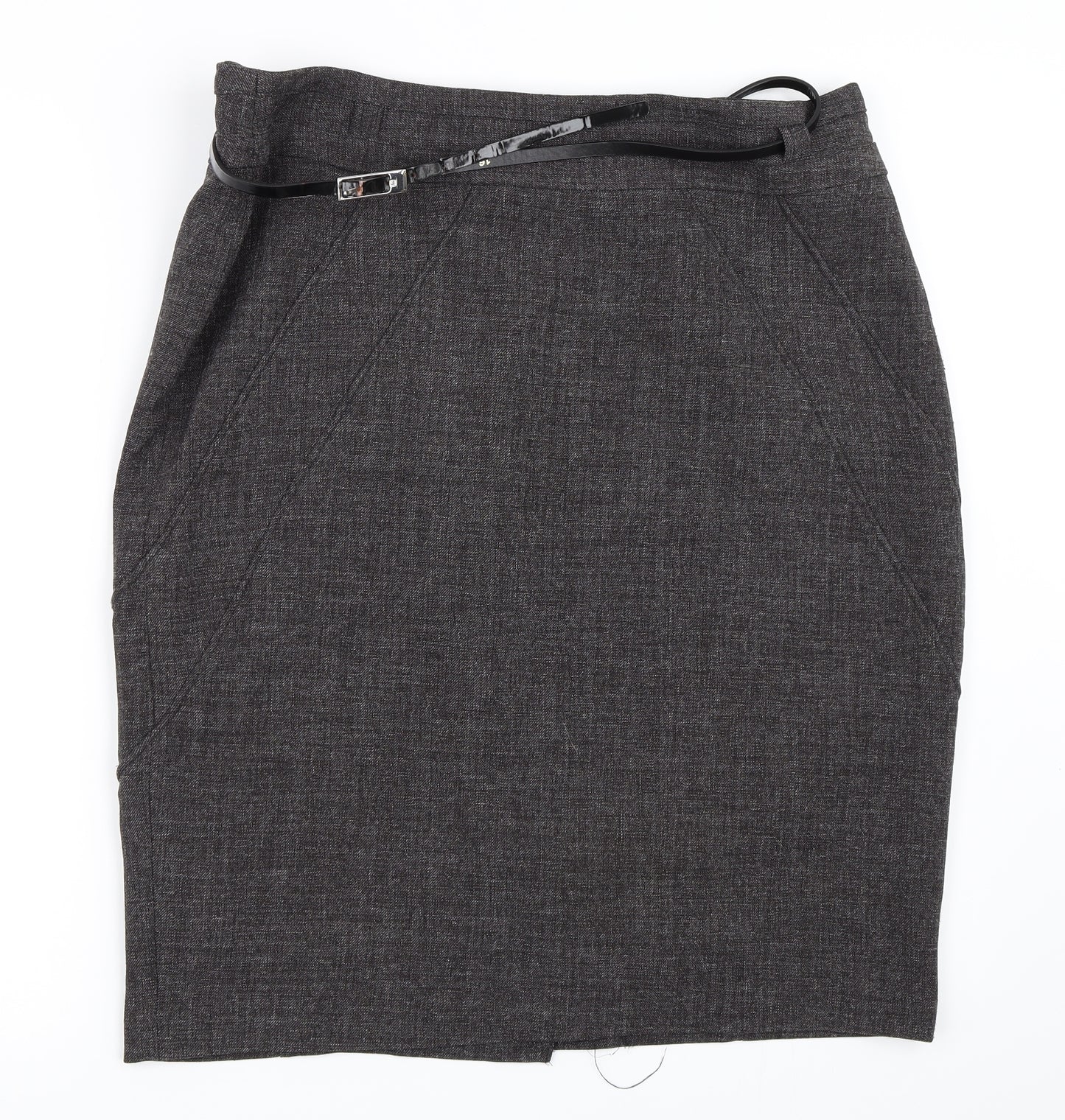 Papaya Womens Grey   Straight & Pencil Skirt Size 16