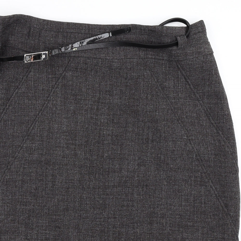 Papaya Womens Grey   Straight & Pencil Skirt Size 16