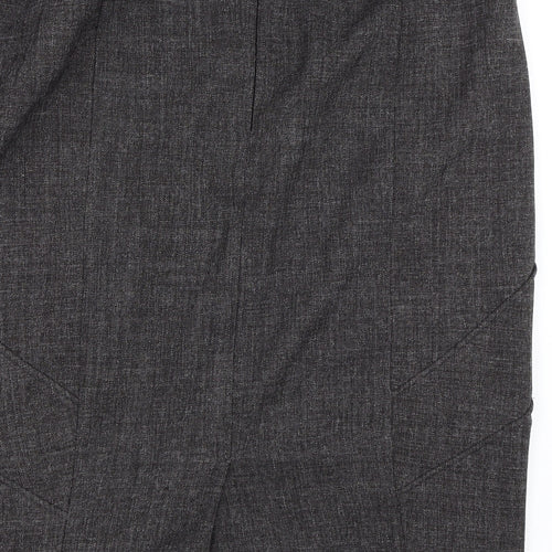 Papaya Womens Grey   Straight & Pencil Skirt Size 16