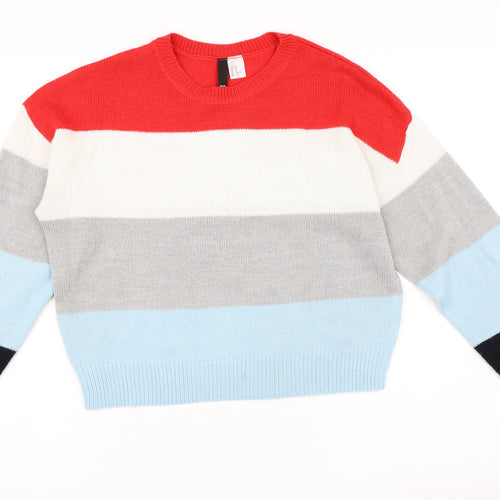 H&M Womens Blue   Pullover Jumper Size XS