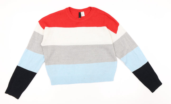H&M Womens Blue   Pullover Jumper Size XS