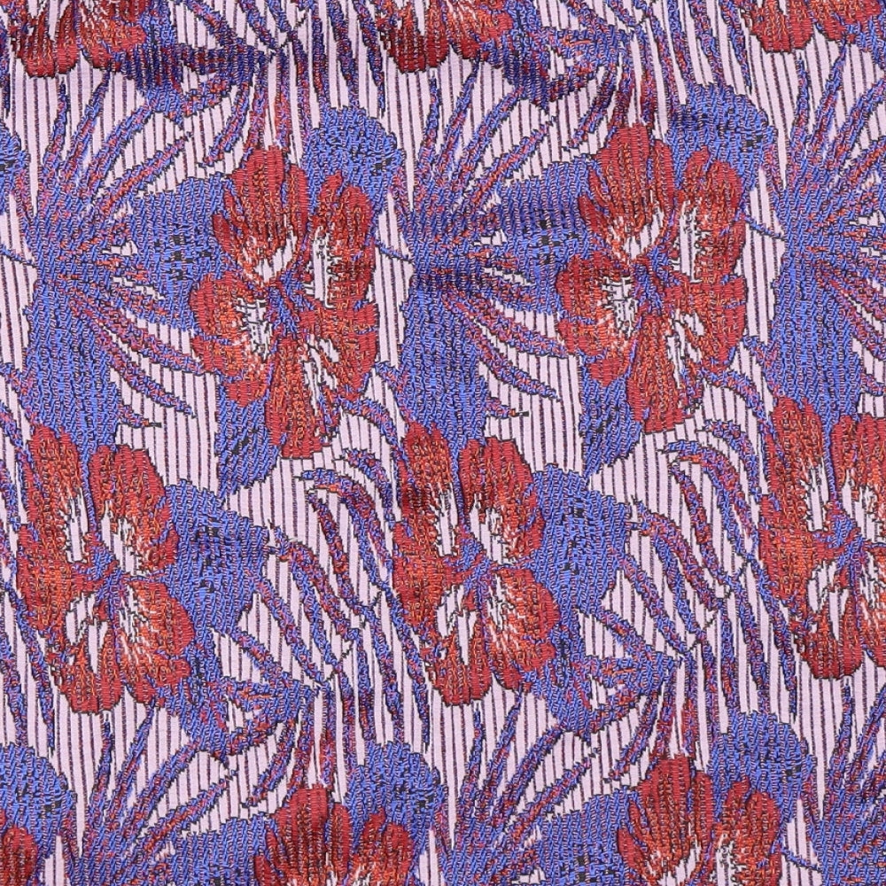 Zara Womens Blue Floral  Basic Blouse Size S