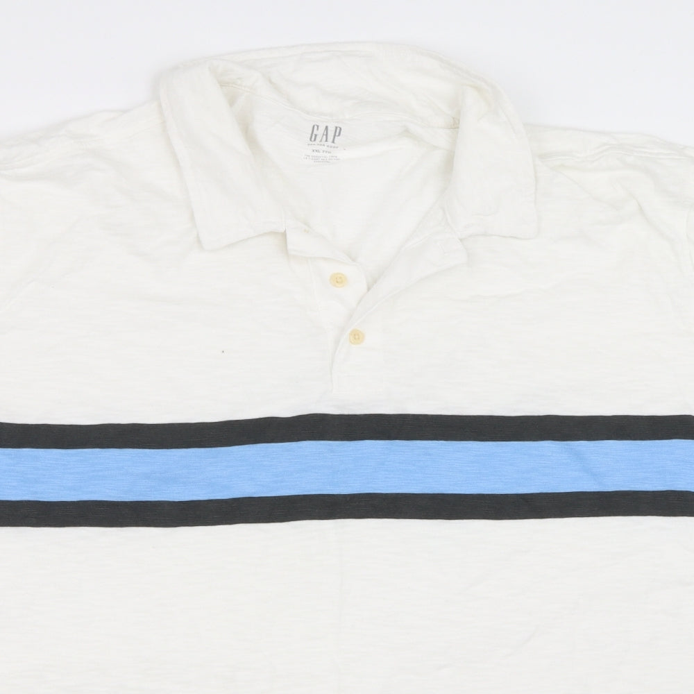 Gap Mens White    T-Shirt Size 2XL