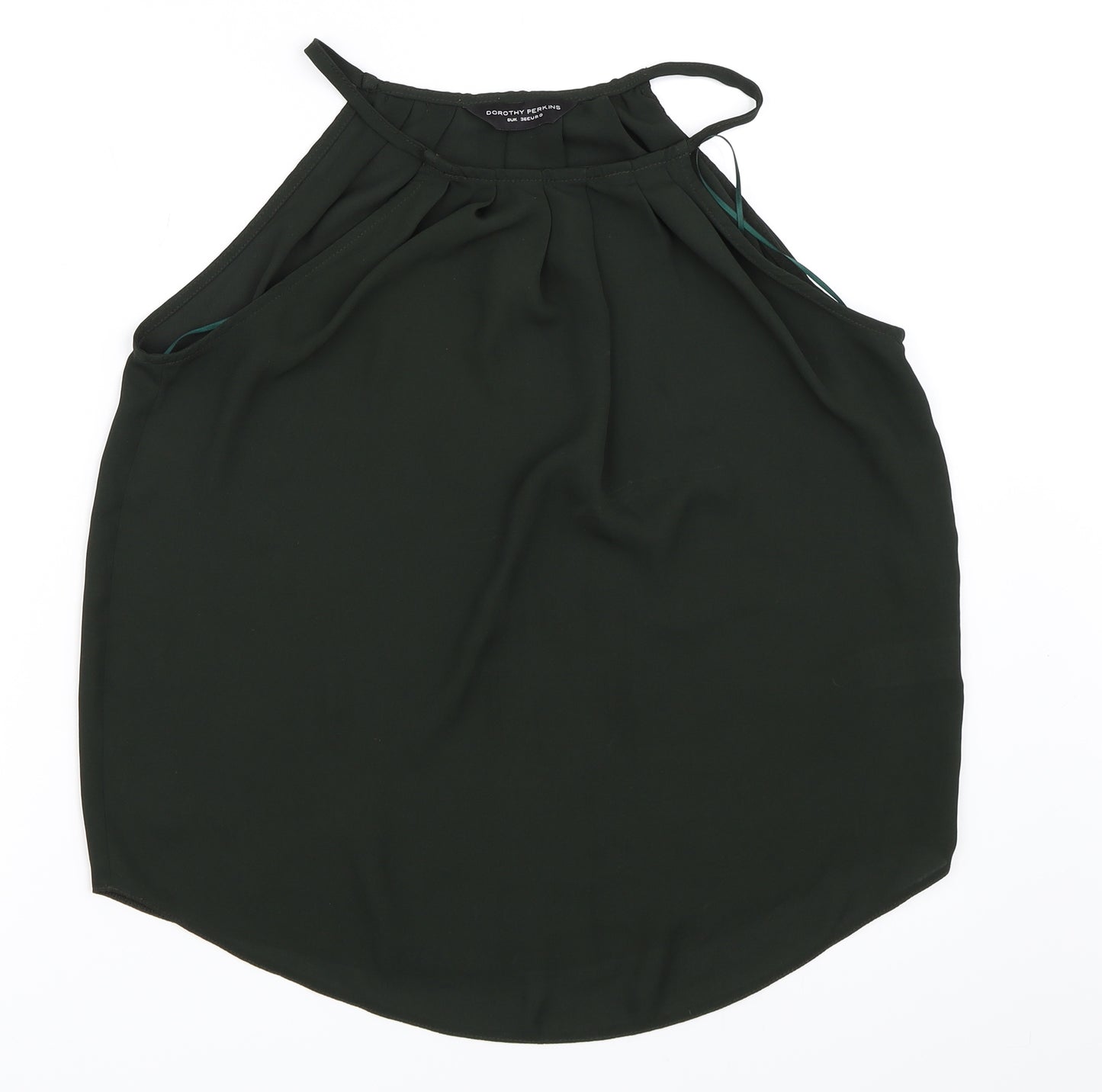 Dorothy Perkins Womens Green   Basic Blouse Size 8