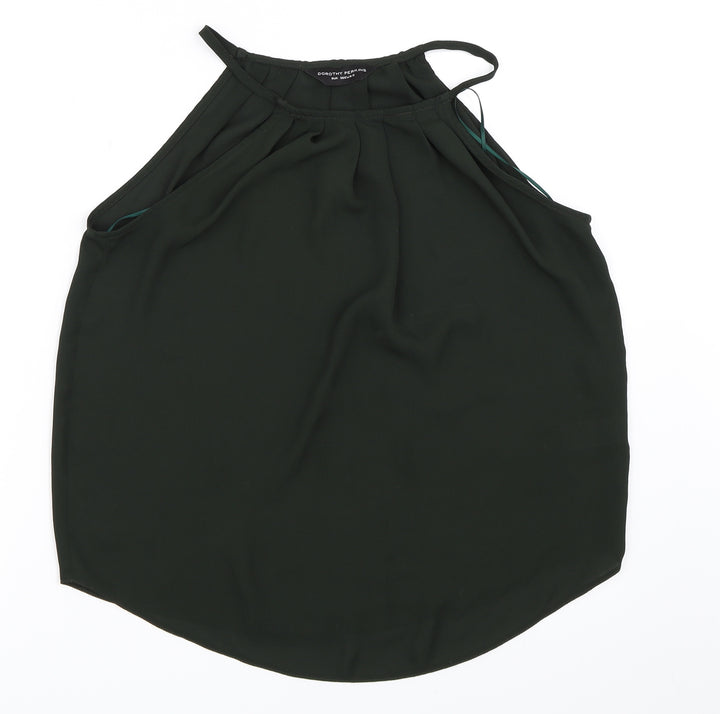 Dorothy Perkins Womens Green   Basic Blouse Size 8