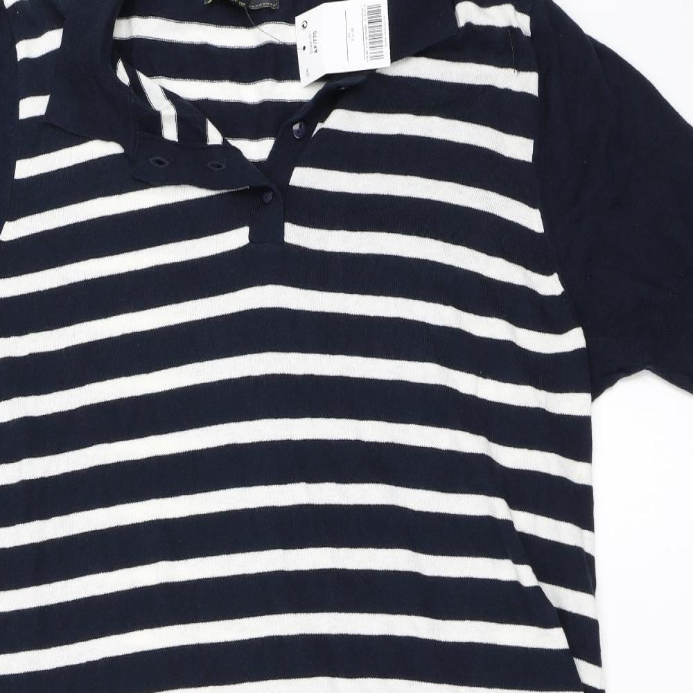 NEXT Womens Blue Striped  Jumper Dress  Size 20