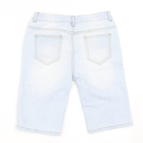 Primark Boys Blue  Denim Bermuda Shorts Size 11-12 Years