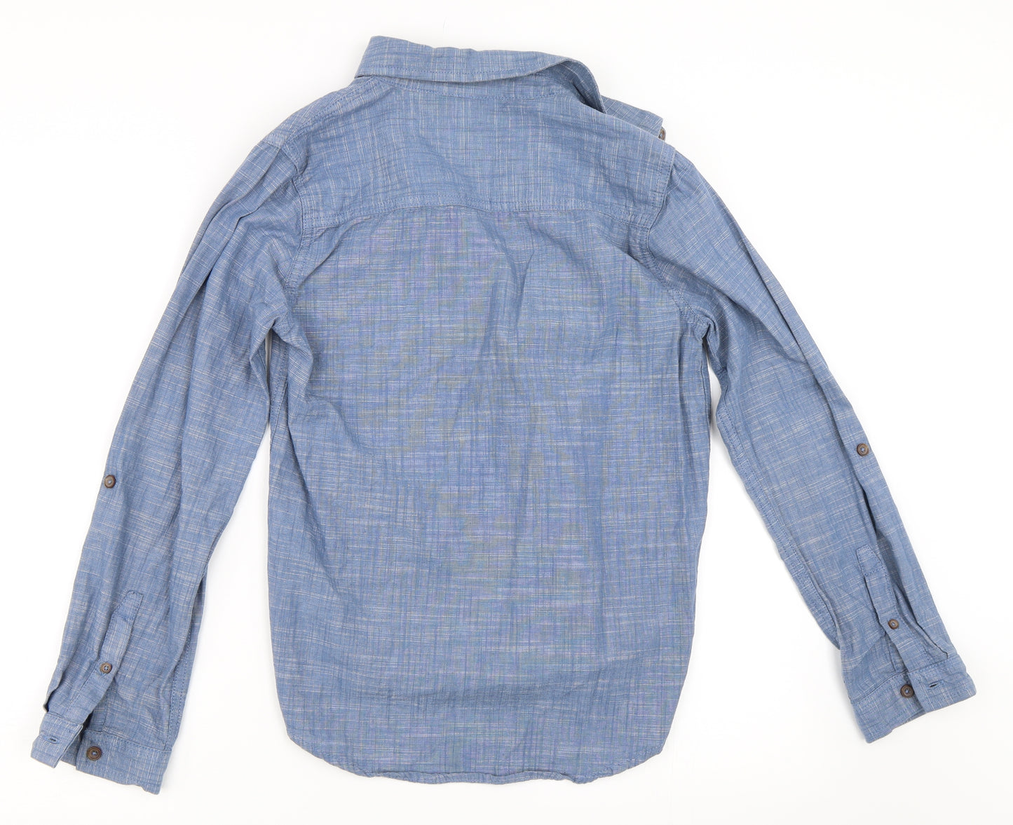 F&F Boys Blue   Basic Button-Up Size 11-12 Years