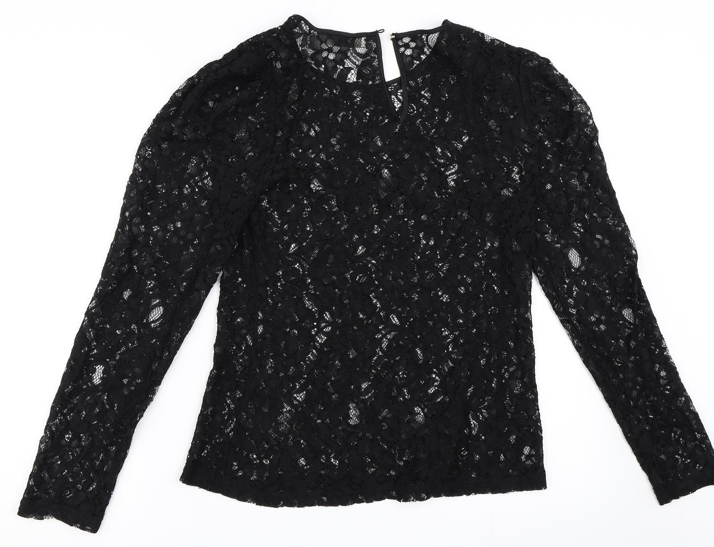 Oasis Womens Black   Basic Blouse Size M
