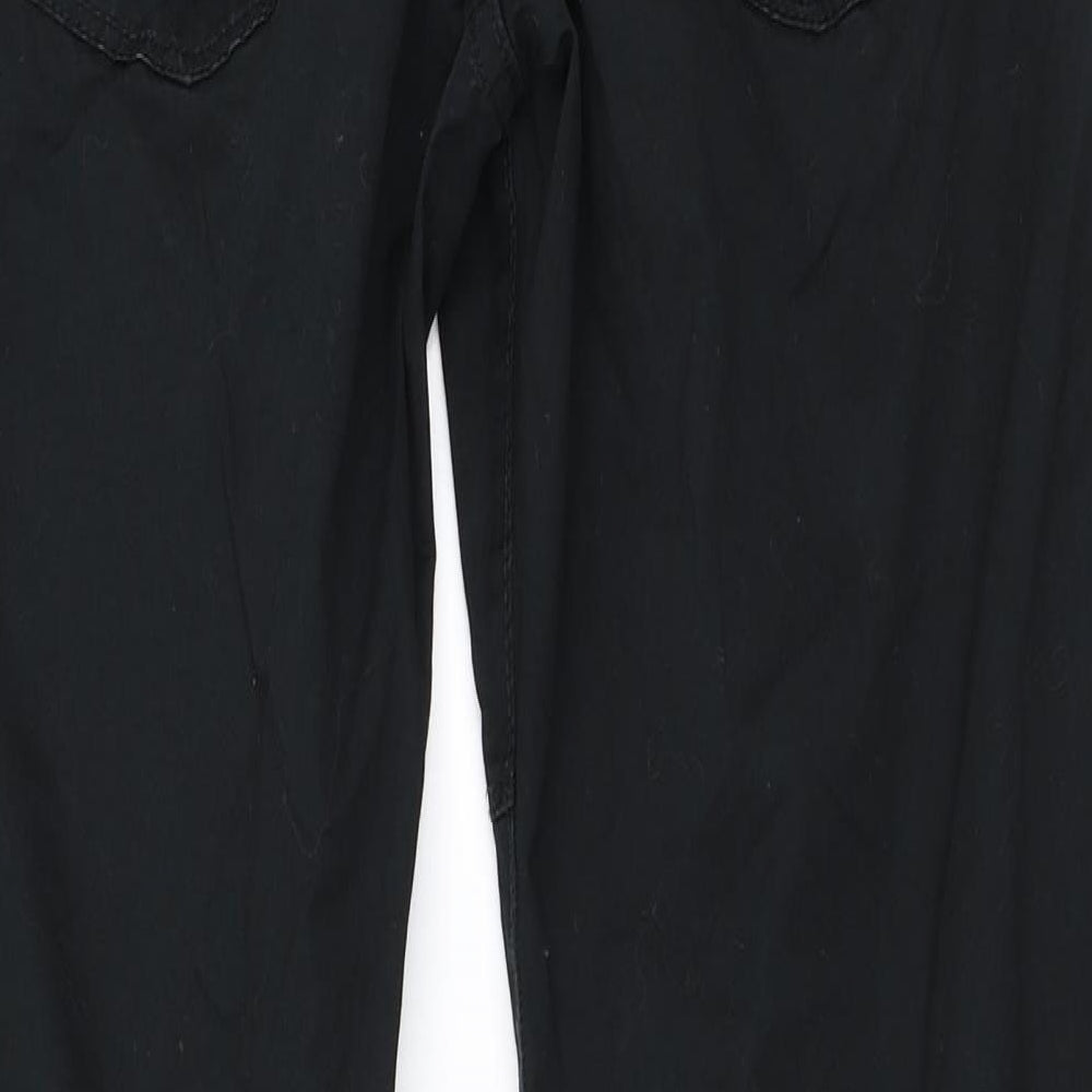 F&F Boys Black   Jogger Trousers Size 12-13 Years