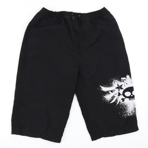 Urban Outlaws Boys Black   Bermuda Shorts Size 9-10 Years