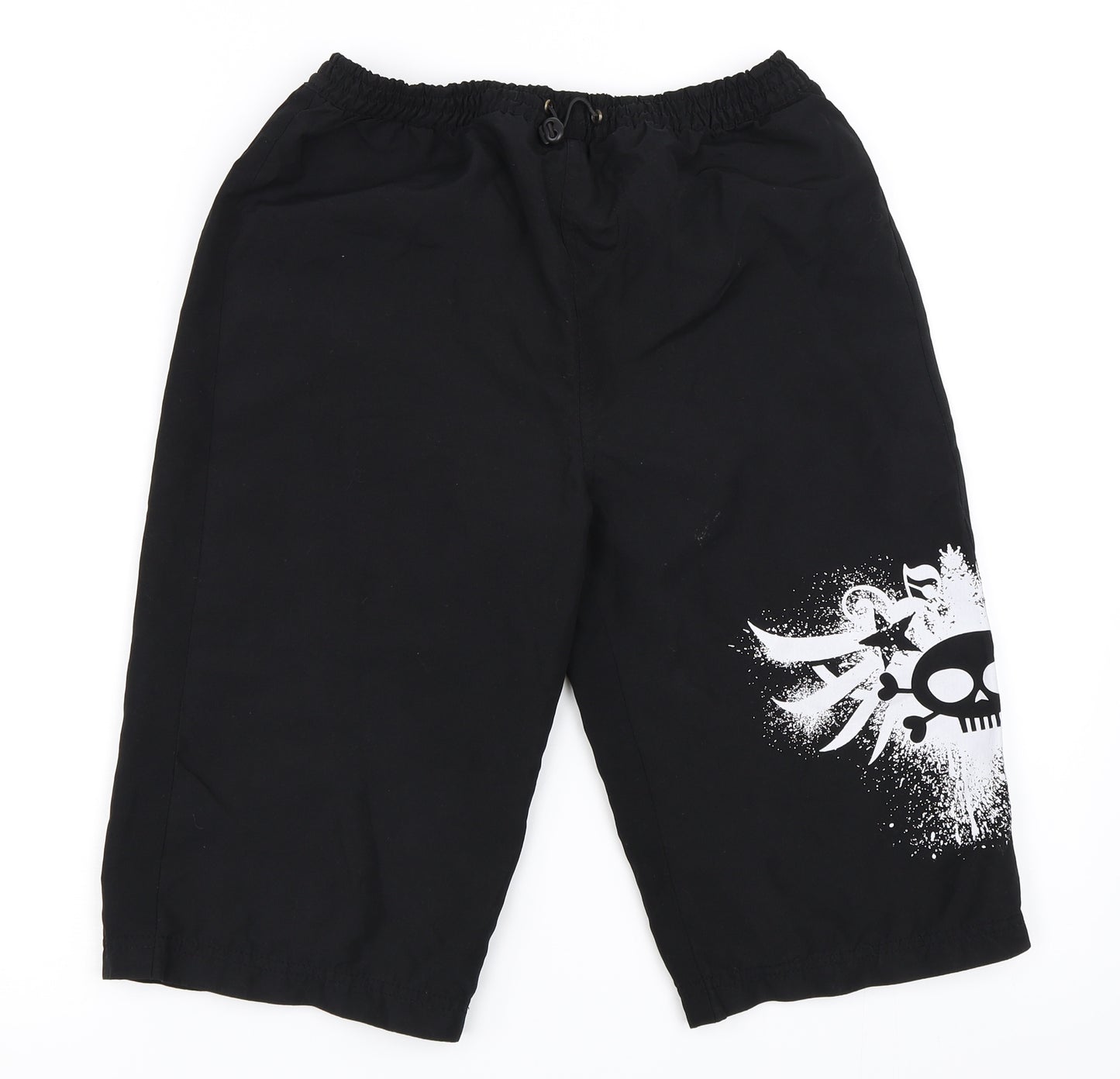 Urban Outlaws Boys Black   Bermuda Shorts Size 9-10 Years