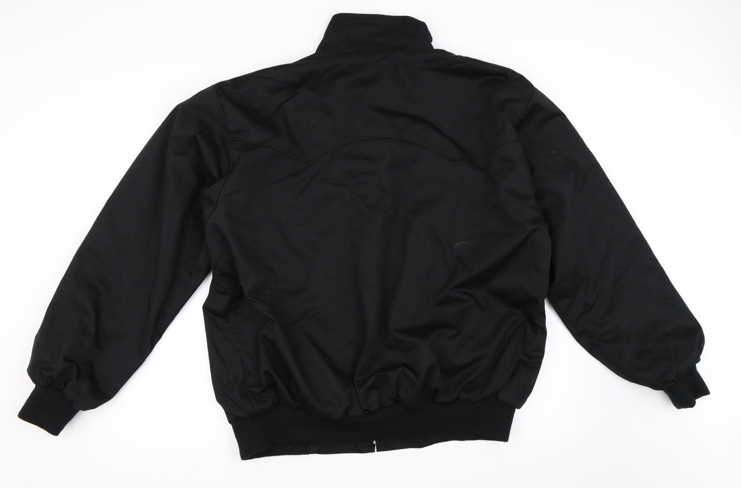 Preworn Mens Black   Bomber Jacket Coat Size 2XL