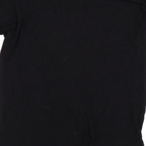 H&M Womens Black   Basic T-Shirt Size 8