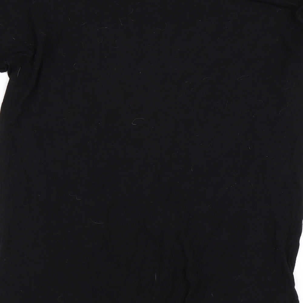 H&M Womens Black   Basic T-Shirt Size 8
