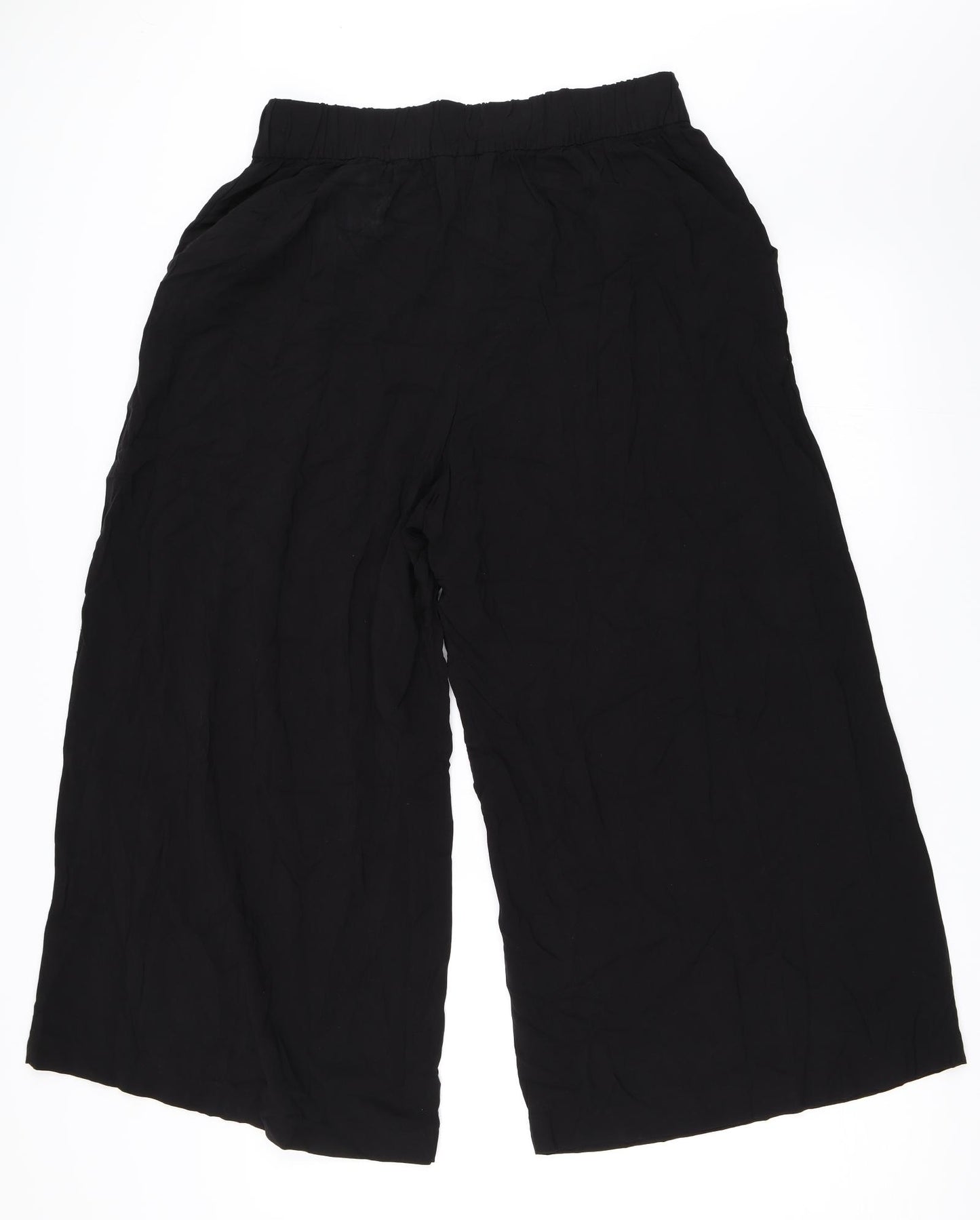H&M Womens Black   Trousers  Size 16 L23 in - Culotte