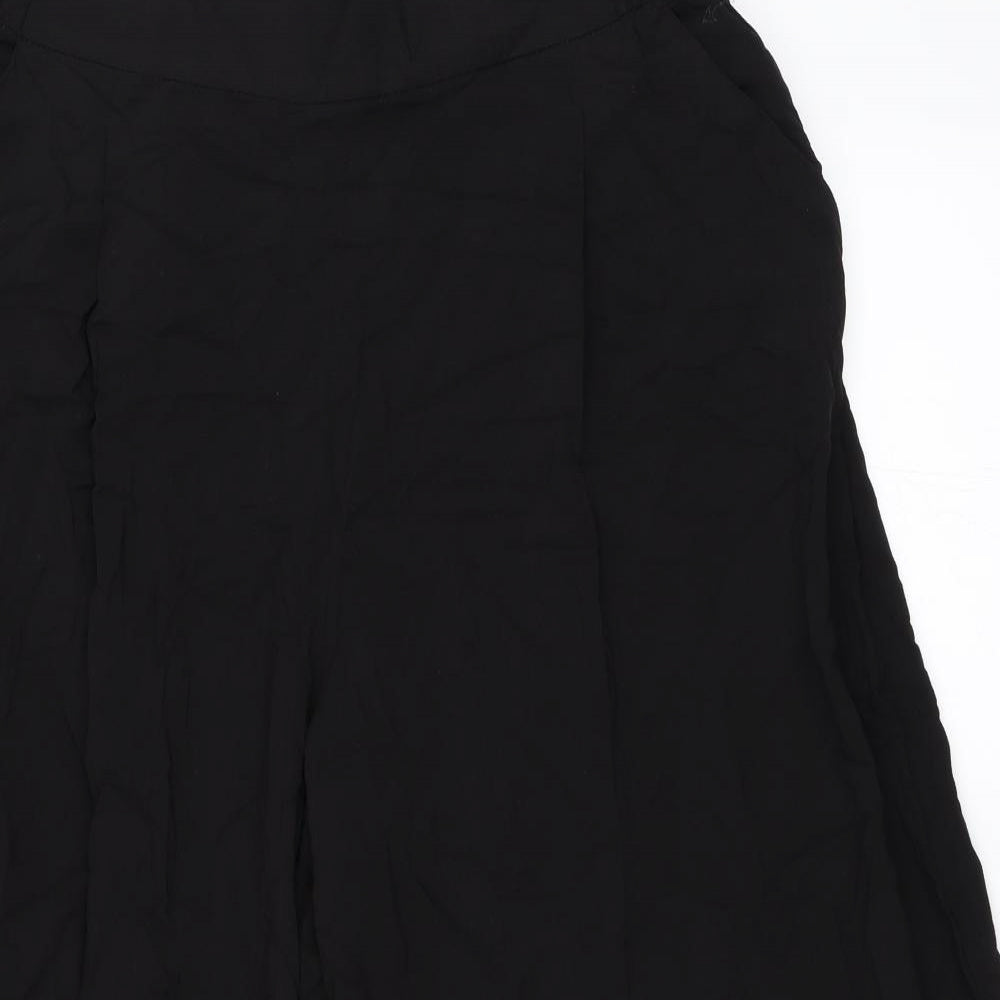 H&M Womens Black   Trousers  Size 16 L23 in - Culotte