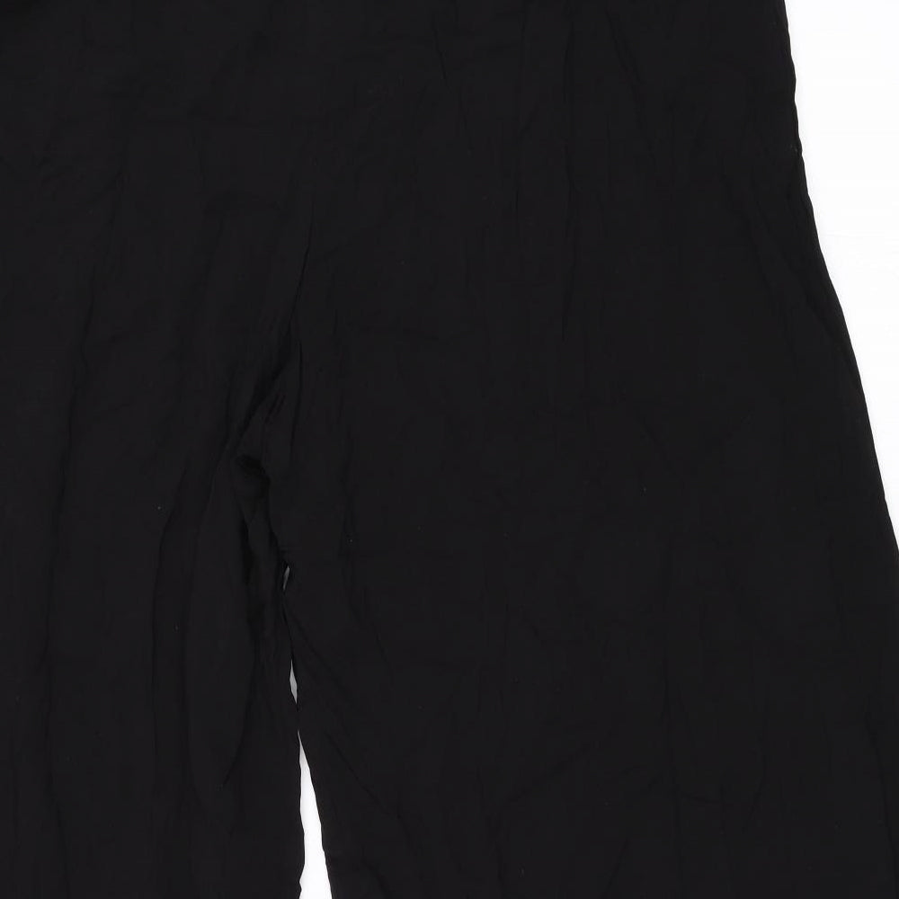 H&M Womens Black   Trousers  Size 16 L23 in - Culotte