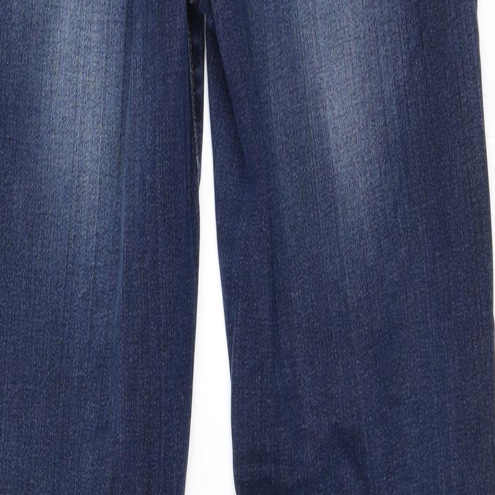 NEXT Womens Blue  Denim Straight Jeans Size 10 L29 in