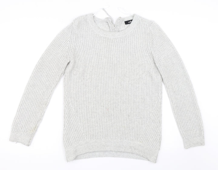 Wallis Womens Grey   Pullover Jumper Size S