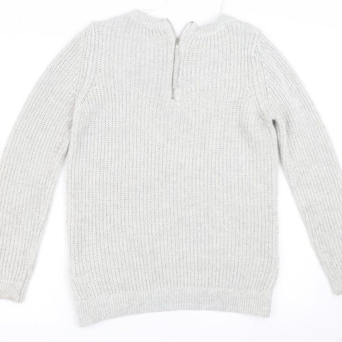 Wallis Womens Grey   Pullover Jumper Size S