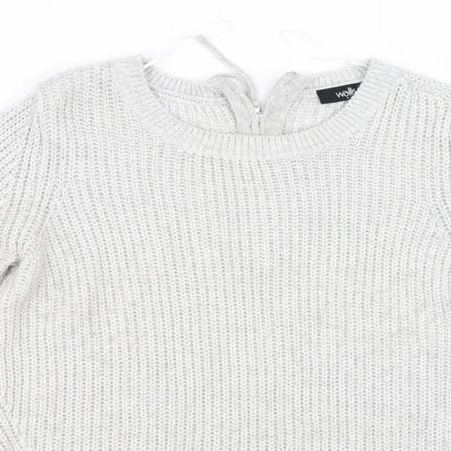 Wallis Womens Grey   Pullover Jumper Size S