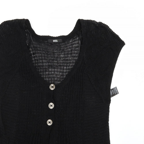 Marks and Spencer Womens Black   Cardigan Jumper Size 16