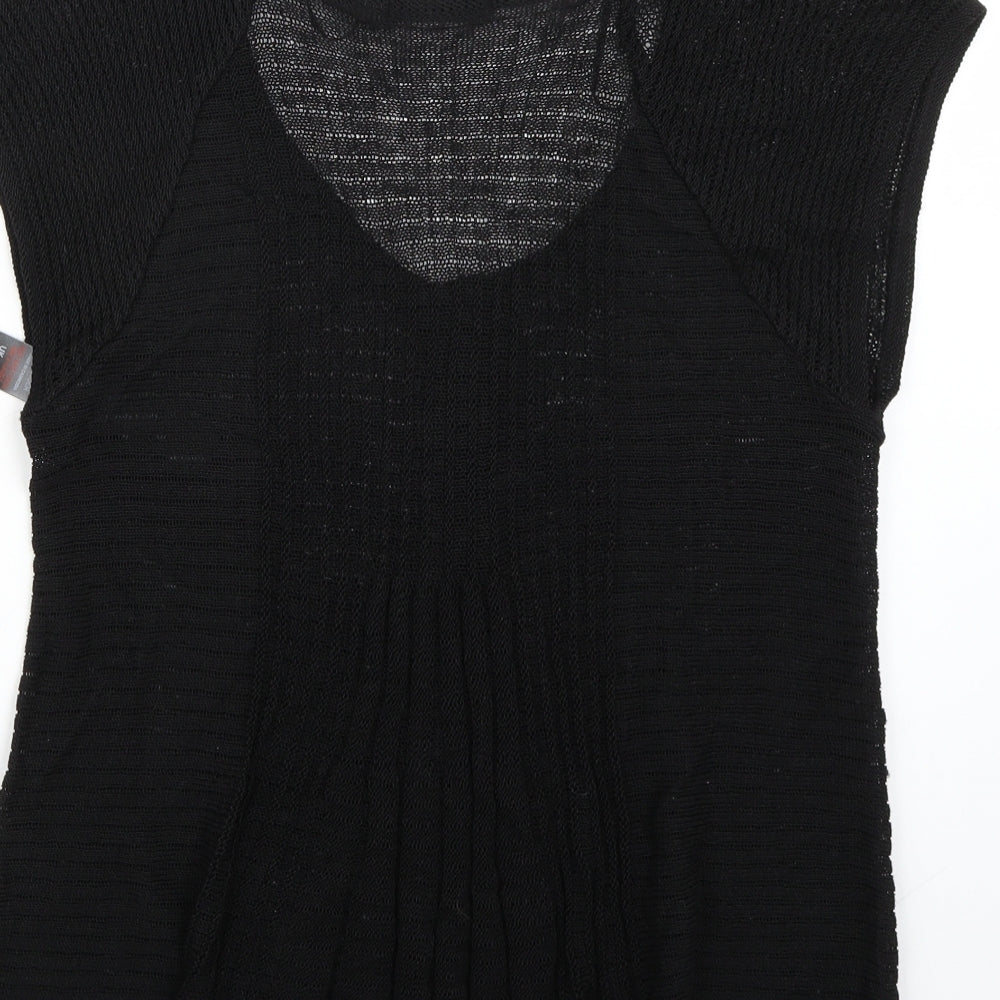 Marks and Spencer Womens Black   Cardigan Jumper Size 16
