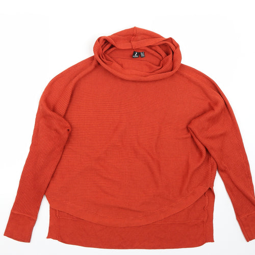 Izabel London Womens Orange   Basic T-Shirt Size 8