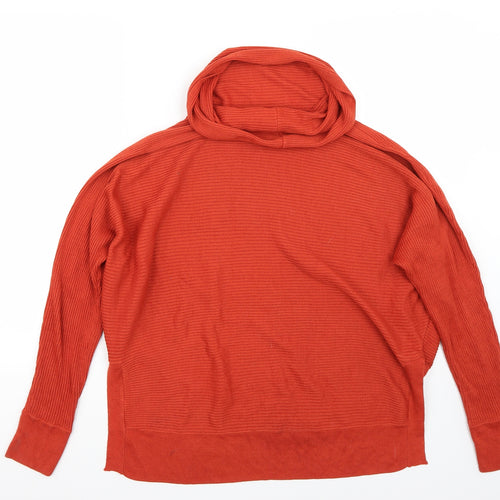 Izabel London Womens Orange   Basic T-Shirt Size 8