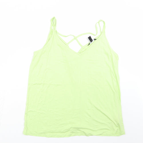 Newlook Womens Green   Basic Tank Size 18