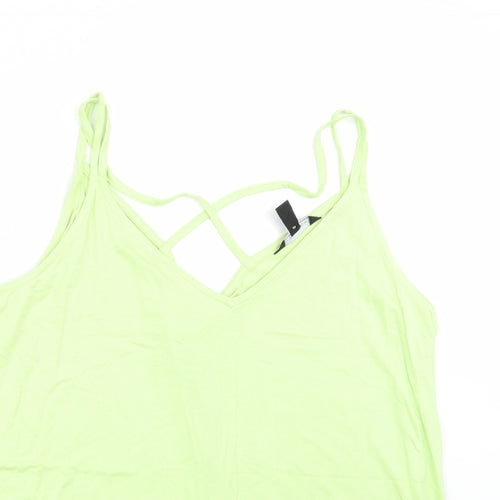 Newlook Womens Green   Basic Tank Size 18