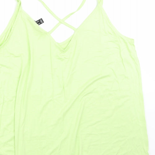 Newlook Womens Green   Basic Tank Size 18