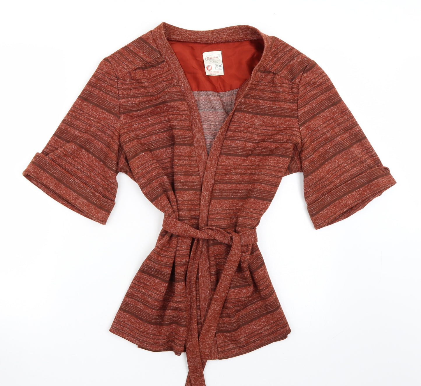 Marks and Spencer Womens Brown   Cardigan Jumper Size 18