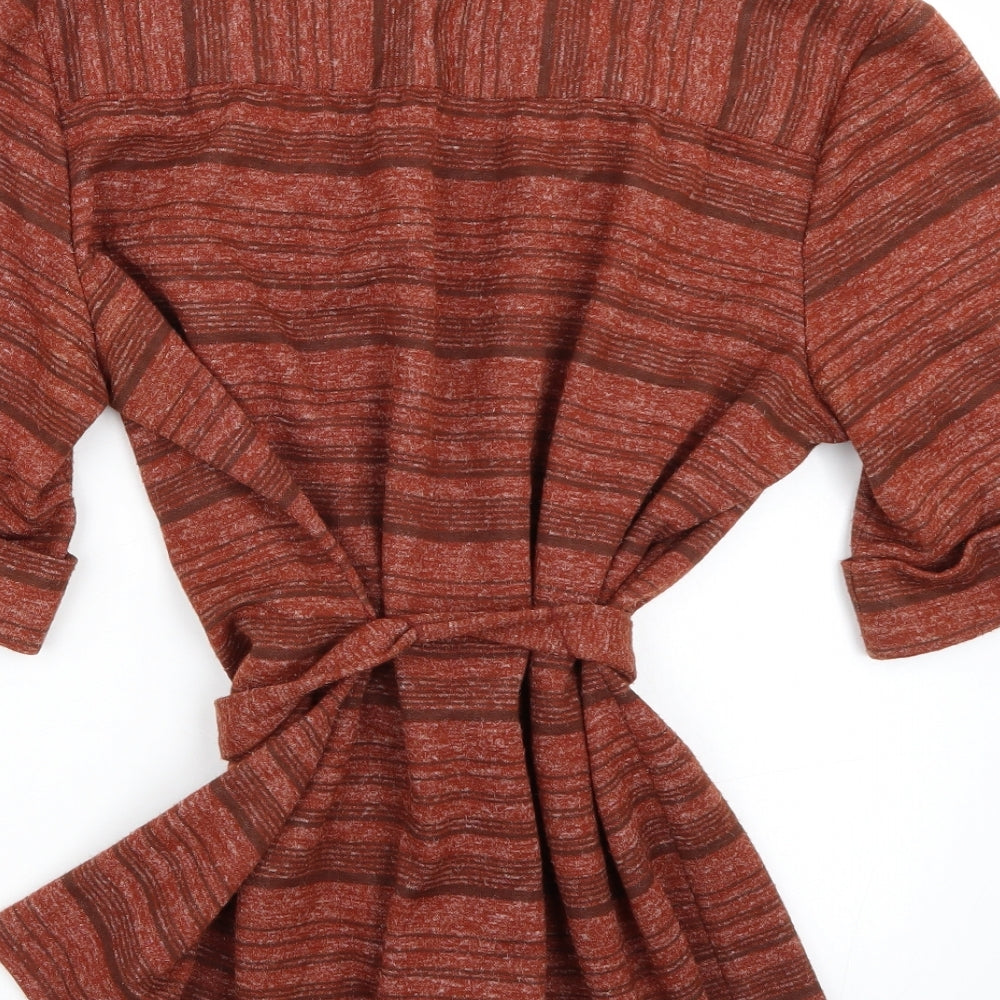Marks and Spencer Womens Brown   Cardigan Jumper Size 18