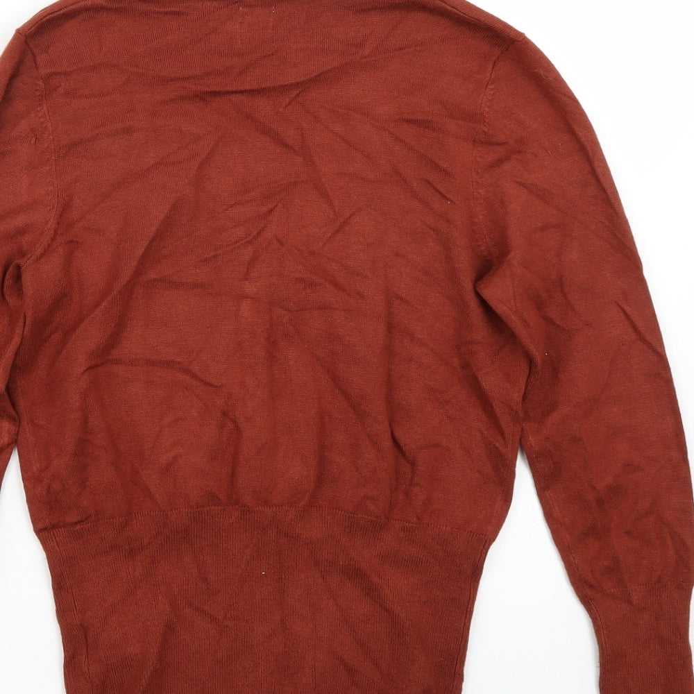 Saint Tropez Clothing Womens Brown   Cardigan Jumper Size S