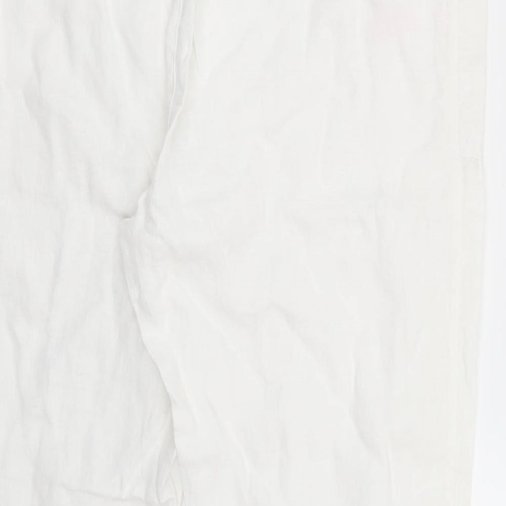 Riverisland Womens White   Trousers  Size 16 L28 in