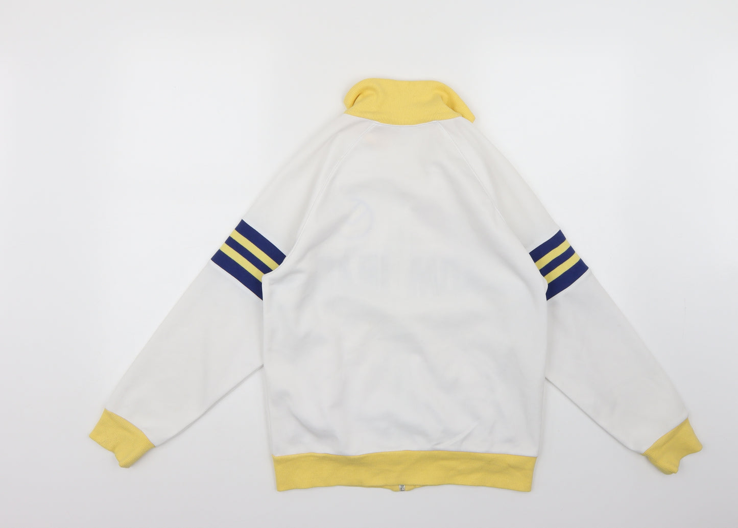 Score Draw Mens White   Jacket Coat Size S  - Leeds United FC