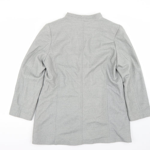 Damart Womens Grey   Jacket Coat Size 16
