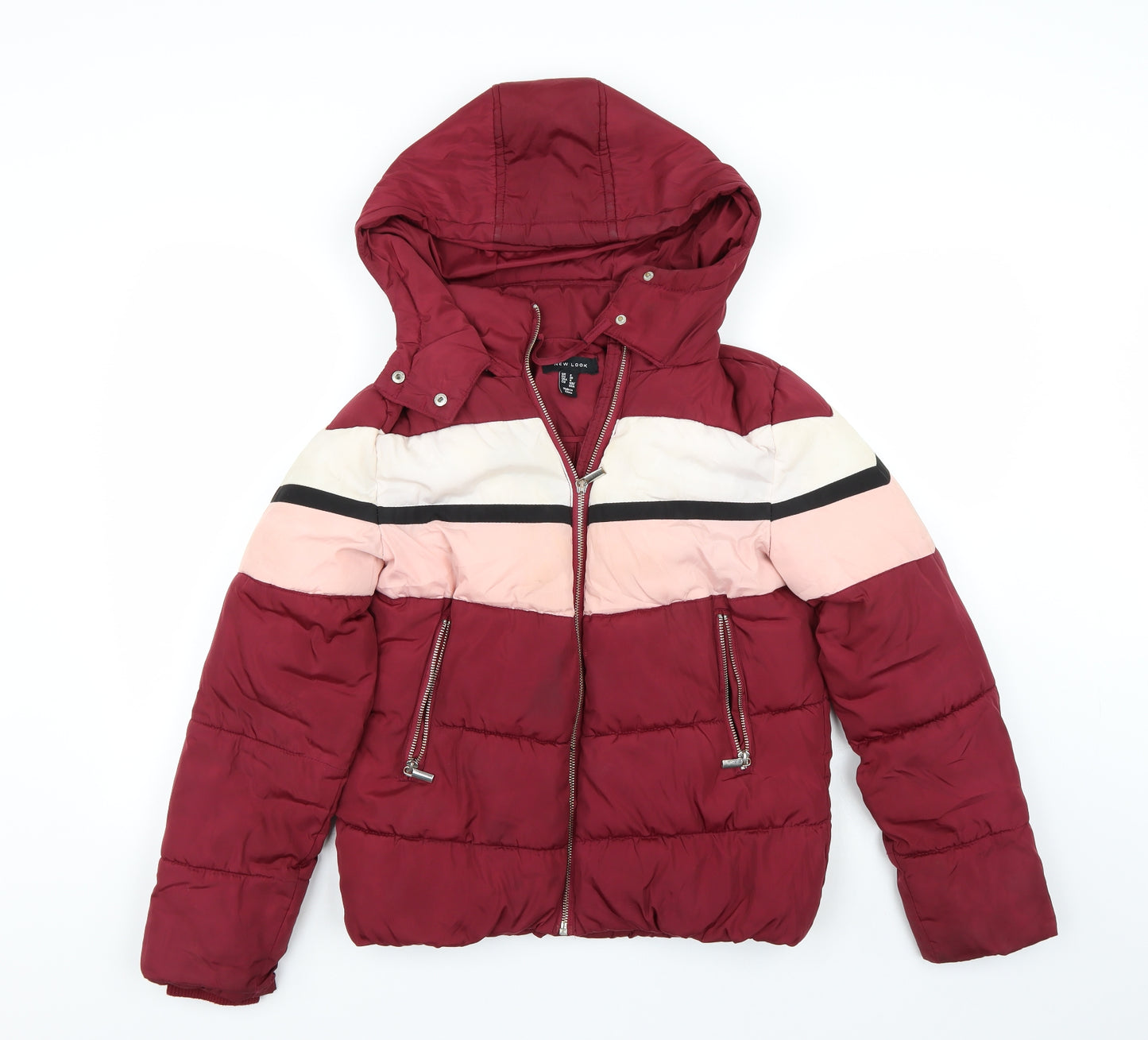 Newlook Womens Pink   Jacket Coat Size 8